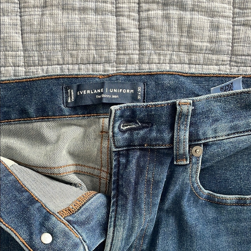 Everlane Indigo Skinny Jeans